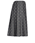 Prada Eyelet Pleated Skirt, side view