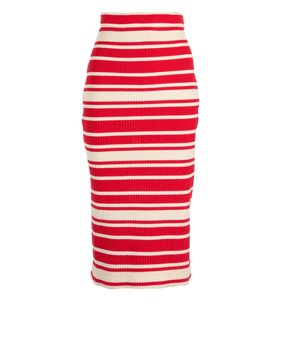 Prada 2018 Striped Skirt, front view