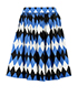 Prada Harlequin Skirt, front view