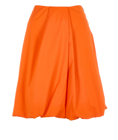Prada Bubble Skirt, &pound;110, Clothing, Orange, Cotton, Front view
