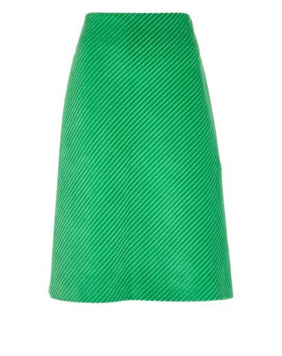 Prada Corduroy Midi Skirt, front view