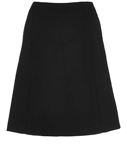 Prada A Line Wool Skirt, front view