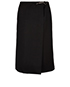 Prada Wool Buckle Detail Skirt, front view