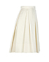 Prada Cream Pleated Skirt, side view