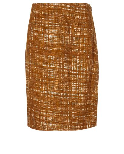 Prada Tweed Pencil Skirt, front view