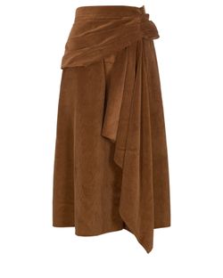 Prada Brown Corduroy Skirt