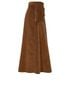 Prada Brown Corduroy Skirt, side view