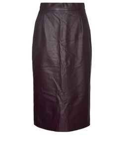 Prada A Line Skirt, Brown, Leather, 2*