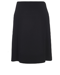 Prada Aline Skirt, Viscose, Black, UK 8