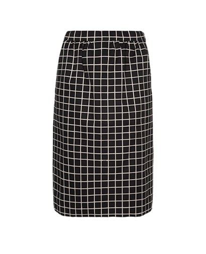 Prada Check Pencil Skirt, front view
