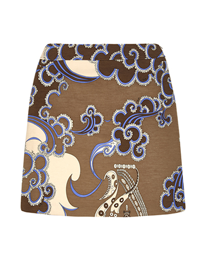 Emilio Pucci Printed Pencil Skirt, front view