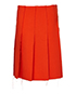 Emilio Pucci Raw Hem Pleated Skirt, front view