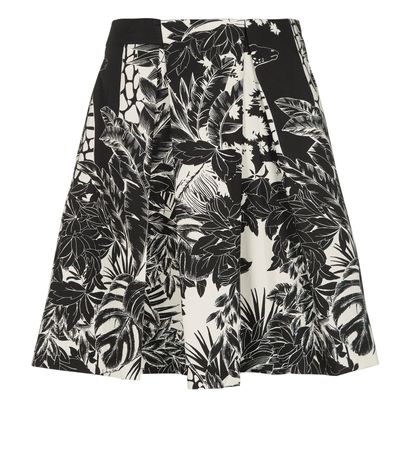 See by Chloe Printed Pleated Skirt, front view
