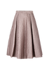 Self-Portrait Sculpted Jacquard Skirt, front view