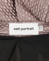Self-Portrait Sculpted Jacquard Skirt, other view