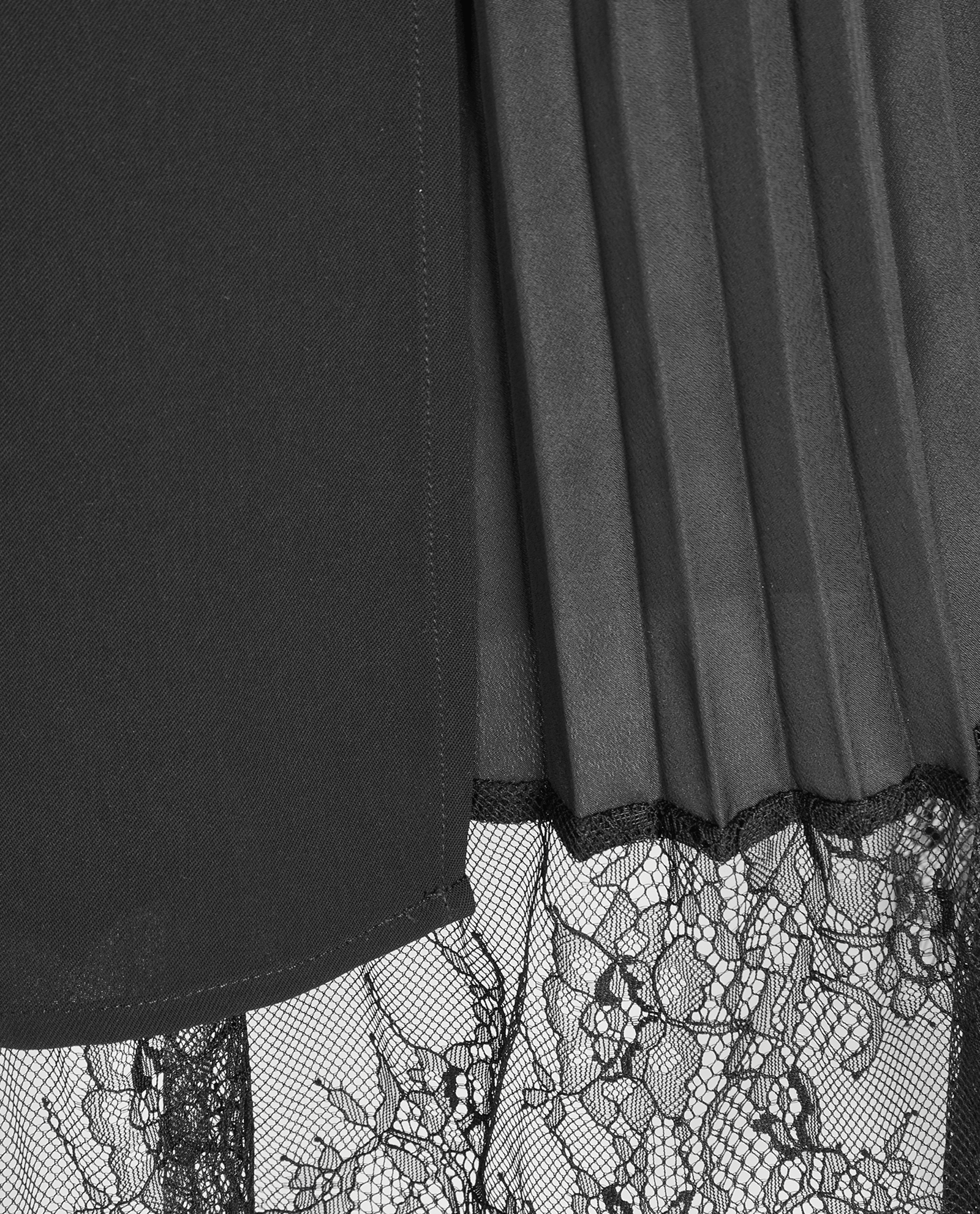 Self-Portrait Layered Lace Midi Skirt, &pound;150, Clothing, Black, Polyester Mix, Other view