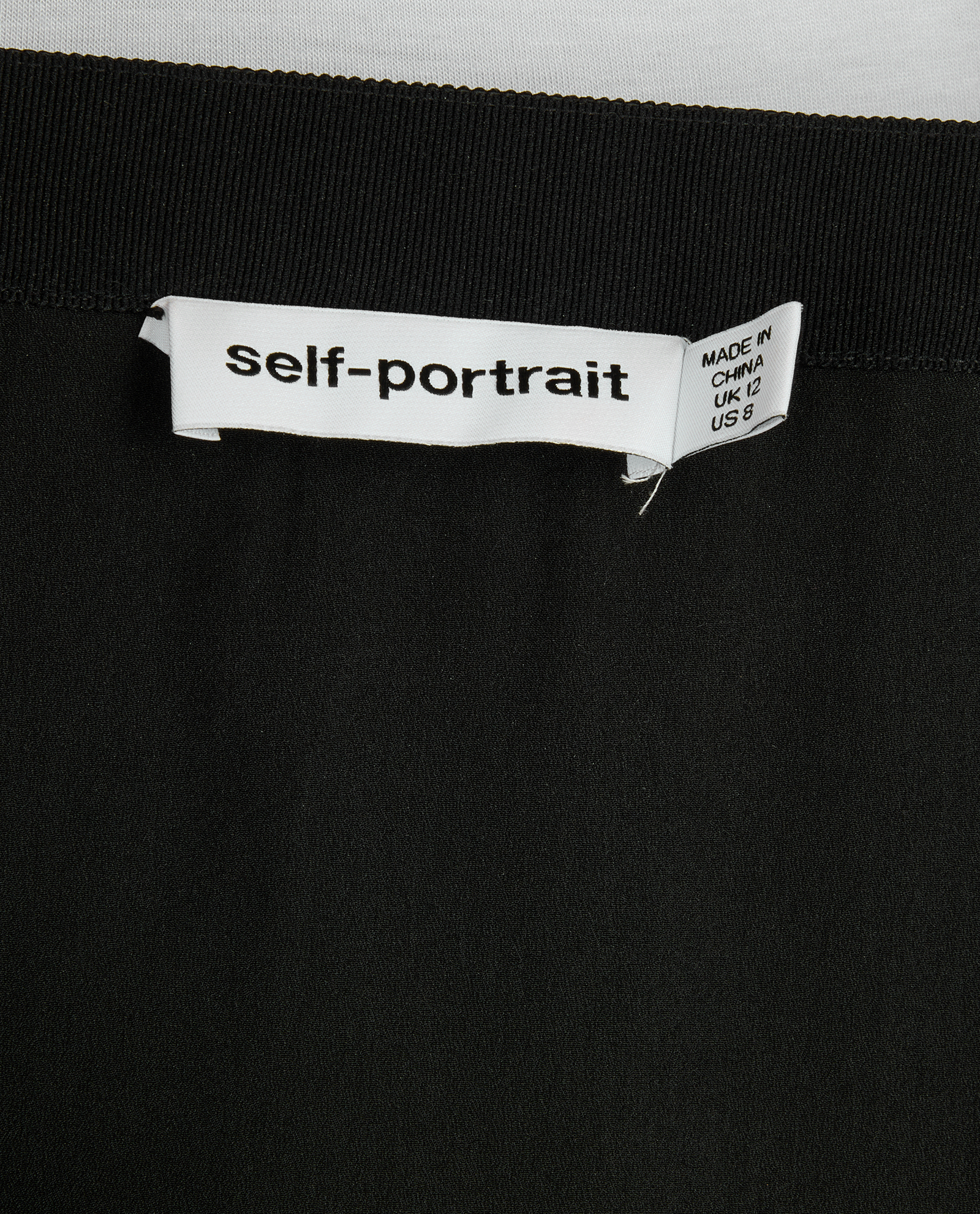Self Portrait Tiered Skirt, &pound;90, Clothing, Black, Polyester (Polymer)/Sequins, Other view