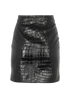 Saint Laurent Croc Print Skirt, back view