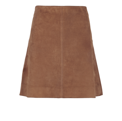 Saint Laurent Zipped Mini Skirt, front view