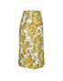 Stella McCartney Floral Jacquard Skirt, side view