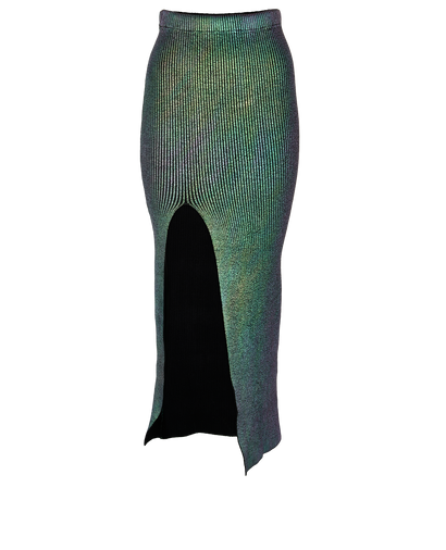 Self-Portrait Slit Midi Skirt, front view