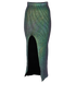 Self-Portrait Slit Midi Skirt, front view