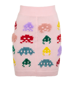 Stella McCartney Game On Skirt, Cotton/Wool, Pink, UK 10, 3*
