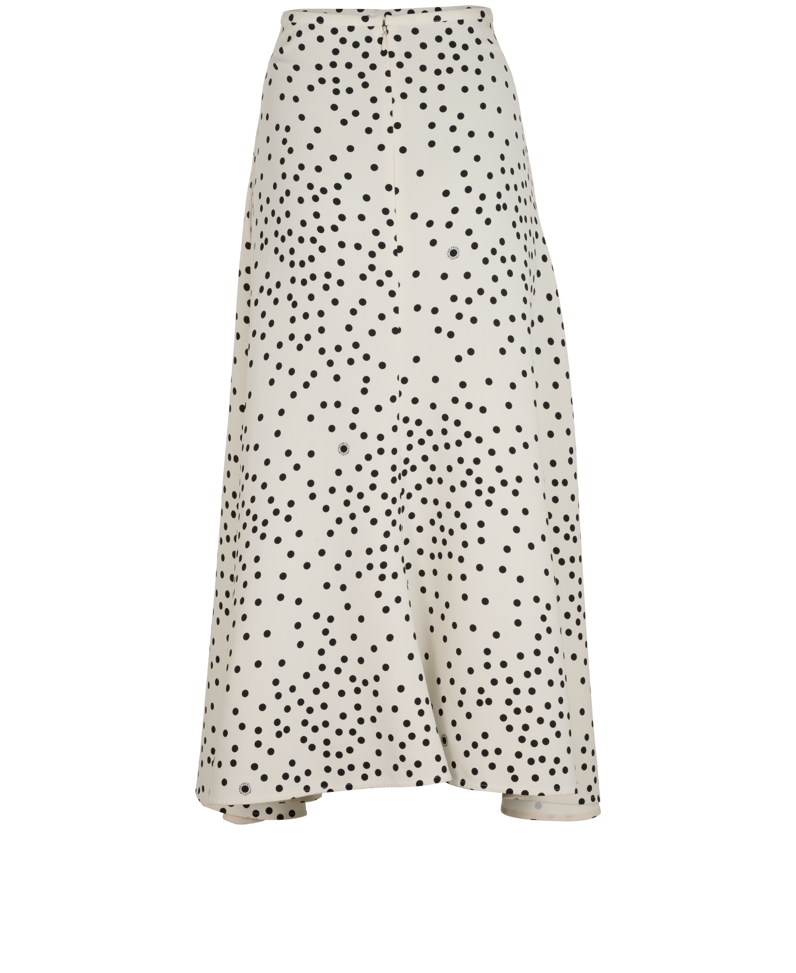 Stella McCartney Polka Dot Skirt, &pound;110, Clothing, White, Viscose, Back view