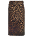 Tom Ford Animal Print Pencil Skirt, front view