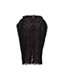 Tom Ford Lace Skirt, back view