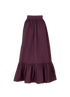 Valentino Tiered Maxi Skirt, &pound;80, Clothing, Purple, Viscose, Front view