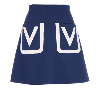 Valentino A-Line Skirt, front view