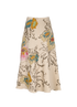 Valentino Floral Embroidered Skirt, back view