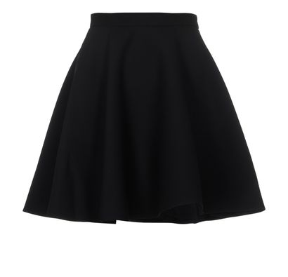 Valentino Crepe Coutore Flared Skirt, front view