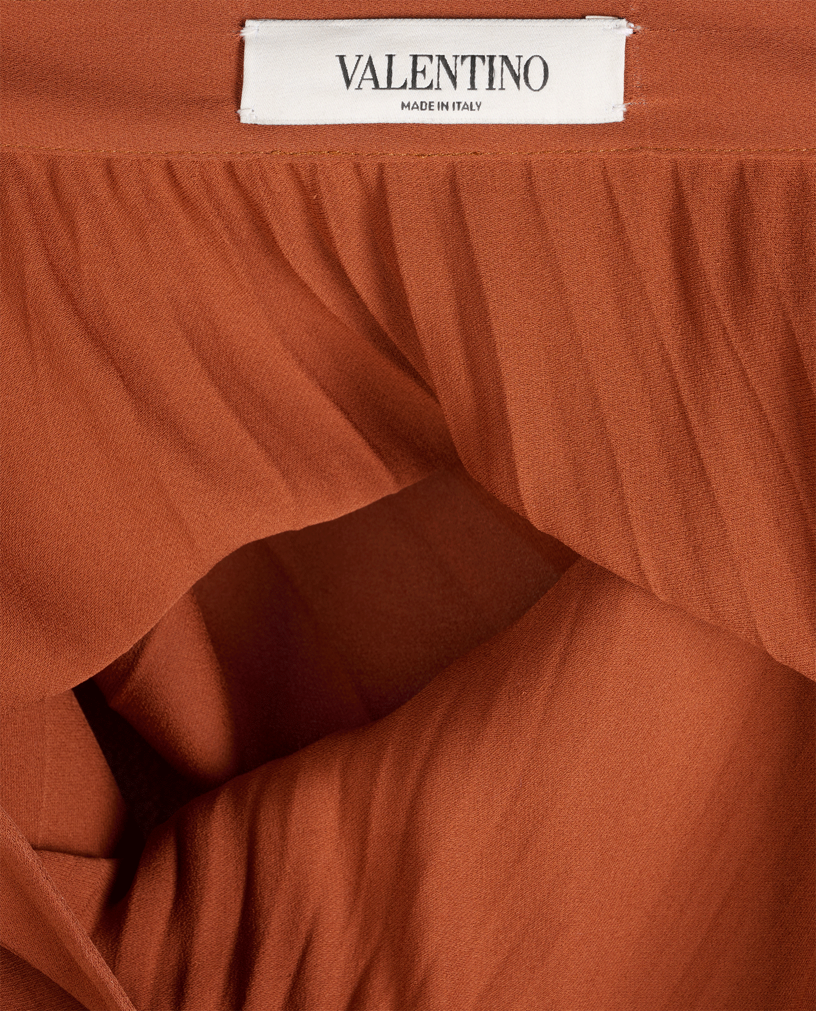 Valentino Pleated Skirt, &pound;295, Clothing, Brown, Silk, Other view