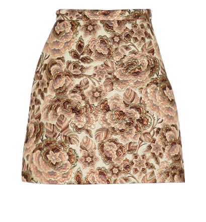 Valentino Apres L'Hiver Matelasse Mini Skirt, front view