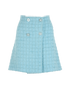 Versace Tweed Check Skirt, front view