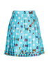 Versace Butterfly Pleated Skirt, back view