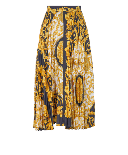 Versace Pleated Maxi Skirt, front view