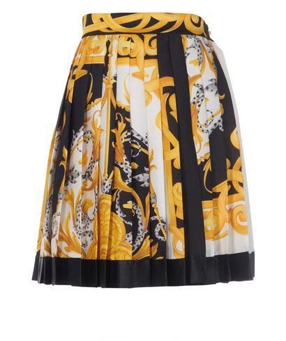 Versace Pleated Mini Skirt, front view