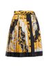 Versace Pleated Mini Skirt, front view