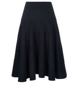 Victoria Beckham Skirt, Cashmere, Navy, UK 8, 2 *