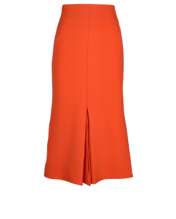 Victoria Beckham Midi Skirt, Poly, Red, UK8, 3*