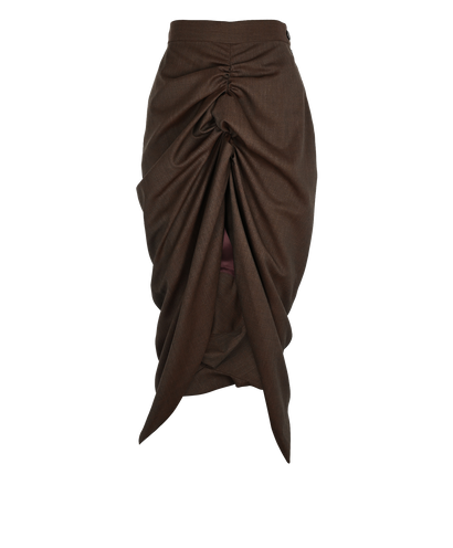 Vivienne Westwood Panther Skirt, £140, Clothing, Brown, Wool, Front view