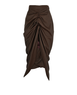 Vivienne Westwood Panther Skirt, Wool, Brown, UK8, 2*