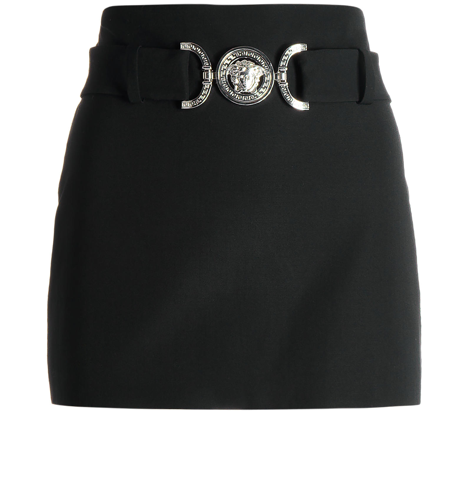 Versace Medusa '95 Belted Mini Skirt, Skirts - Designer