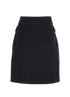 Saint Laurent 2018 Button-Detail Skirt, &pound;295, Clothing, Black, Wool, Back view
