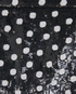 Saint Laurent Polka Dot Sequins Mini Skirt, &pound;250, Clothing, Black/White, Sequins/Wool, Other view