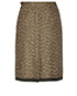 Yves Saint Laurent Vintage Mini Skirt, back view
