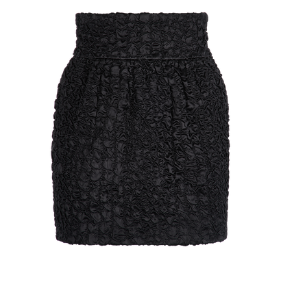 Saint Laurent Tulip Ruched Skirt, front view